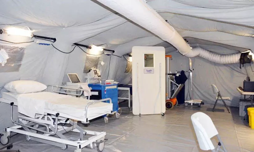 ഒ​ട്ട​ക മ​ഹോ​ത്സ​വ ന​ഗ​രി​യി​ൽ ഫീ​ൽ​ഡ്​ ആ​ശു​പ​ത്രി​യും