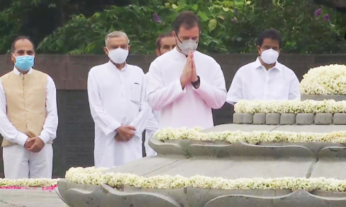 Rahul Gandhi at Veer Bhumi