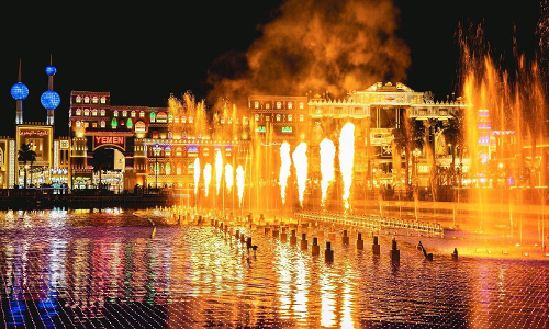 fire fountain