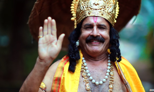 മാവേലിയായി തൃശൂർ മേയർ; ഒാർമപ്പെടുത്തലുമായി പൊന്നോണം സൂക്ഷിച്ചോണം