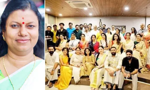 കോവിഡ് പ്രോട്ടോക്കോൾ പെർഫക്ട് ഓക്കെ?; താര സംഗമത്തിനെ ട്രോളി ബിന്ദു കൃഷ്​ണ