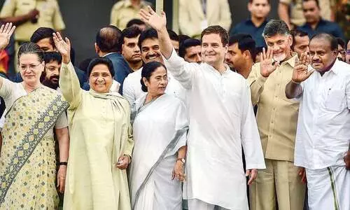 ബി.​​ജെ.​​പി​​ക്കെ​​തി​​രെ 19 പാ​​ർ​​ട്ടി​​ക​​ൾ ; ​​ലോ​​ക്​​​സ​​ഭ തെ​​ര​​ഞ്ഞെ​​ടു​​പ്പി​​ലേ​​ക്ക്​ ഐ​​ക്യ​​ശ്ര​​മം ഊ​​ർ​​ജി​​ത​​മാ​​ക്കാ​​ൻ പ്ര​​തി​​പ​​ക്ഷം