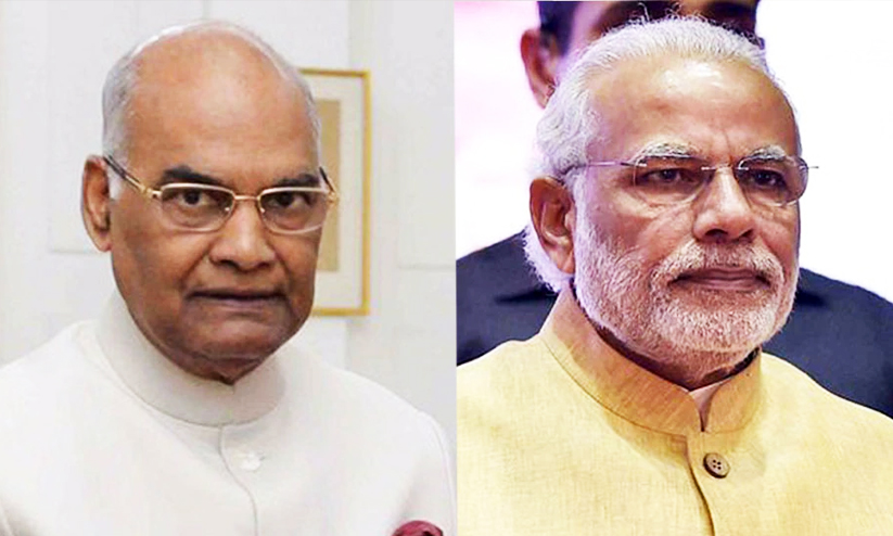 Narendra Modi and Ramnath Kovind Narendra Modi and Ramnath Kovind
