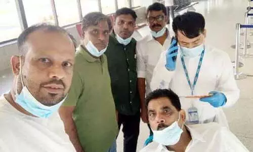 നാട്ടുകാർ സഹായിച്ചു; നജീബ്​ നാടണഞ്ഞു