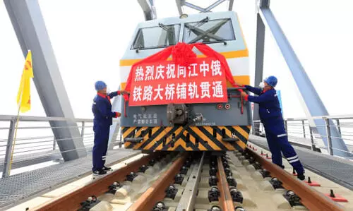 ചൈനയെയും റഷ്യയെയും കൂടുതൽ അടുപ്പിച്ച്​ ആദ്യ റെയിൽവേ പാലം തുറന്നു