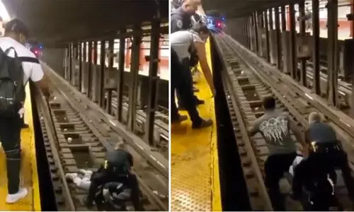 passenge rescued in subway