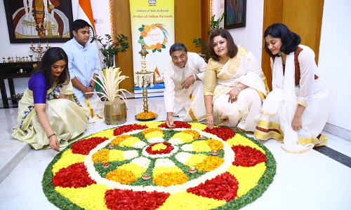 ഒാണാഘോഷം കെ​േങ്കമമാക്കി കുവൈത്തിലെ ഇന്ത്യൻ എംബസി