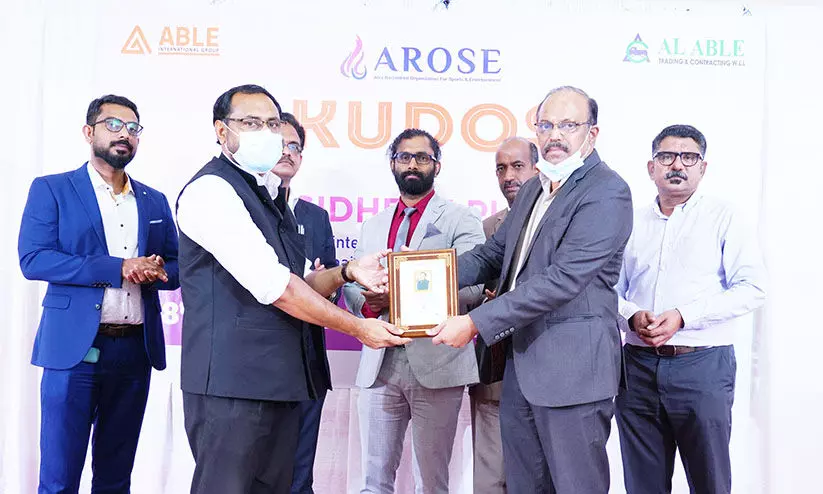 സിദ്ദീഖ് പുറായിലിന്​ എറോസി​െൻറ ആദരവ്