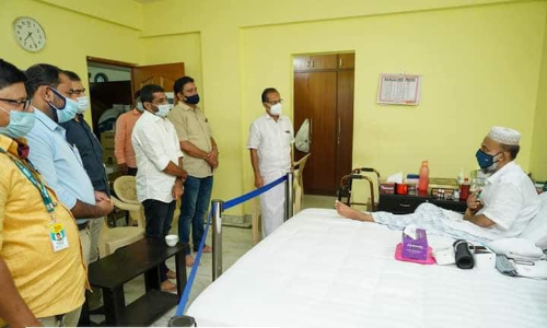 മുസ്​ലിംലീഗ്, യൂത്ത്​ ലീഗ്​​ നേതാക്കൾ മഅ്​ദനിയെ സന്ദശിച്ചു