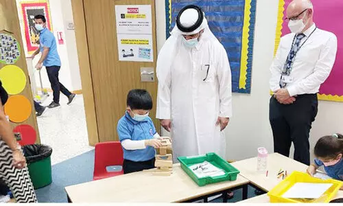 സ്കൂളുകൾ തുറന്നു; തയാറെടുത്ത് അധ്യാപകർ സ്കൂളുകൾ തുറന്നു; തയാറെടുത്ത് അധ്യാപകർ