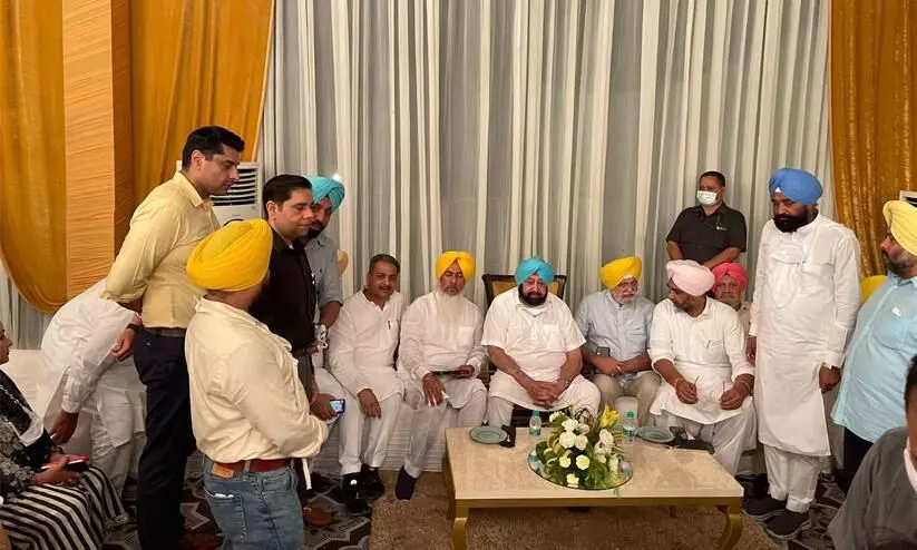 Amarinder Singhs show of strength with over 50 MLAs, 8 MPs amid face-off with Navjot Sidhu