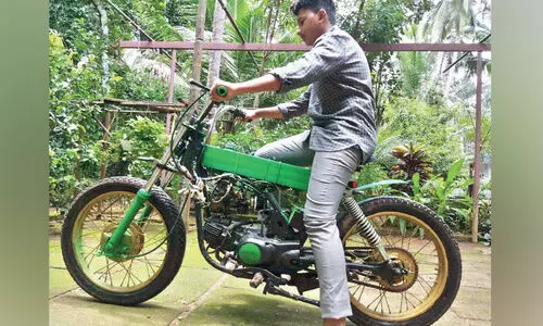 ഇ​ത് ന​ഹ്​​യാന്‍റെ സ്വ​ന്തം ഹീ​റോ ഹോ​ണ്ട​ ബൈ​ക്ക്