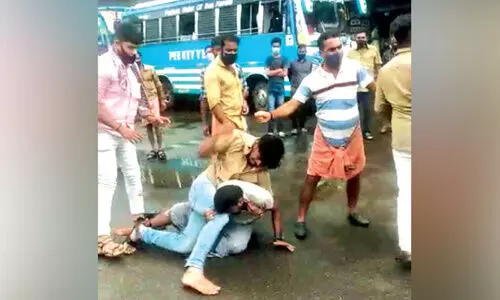 ബസ് ജീവനക്കാർ തമ്മിൽ സംഘർഷം; രണ്ടുപേർ   അറസ്​റ്റിൽ