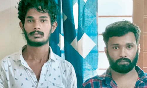 ഏഴര കിലോ കഞ്ചാവുമായി യുവാക്കൾ പിടിയിൽ