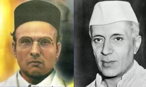 സ്വാതന്ത്ര്യസമര​ സേനാനികളിൽ നെഹ്​റു ഇല്ല, സവർകറെ ഉൾപെടുത്തി; ഐ.സി.എച്ച്​.ആർ പോസ്റ്റർ വിവാദത്തിൽ