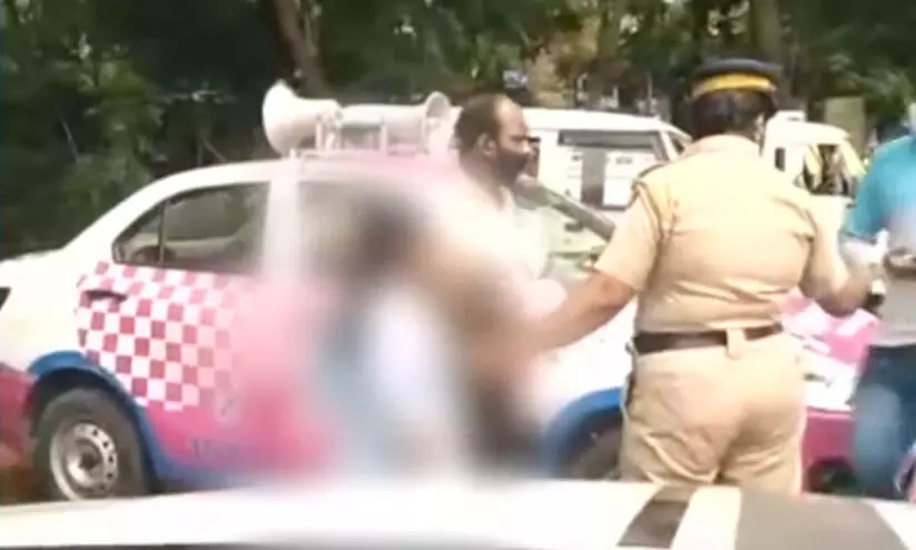 Pink police cruelty trivandrum