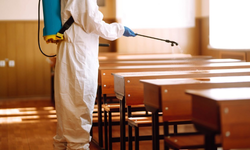 school sanitizing