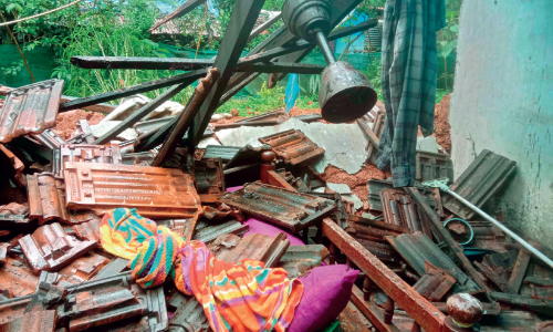 അധികൃതർ കേട്ടില്ല, രാമ​െൻറ വീട് തകർന്നു