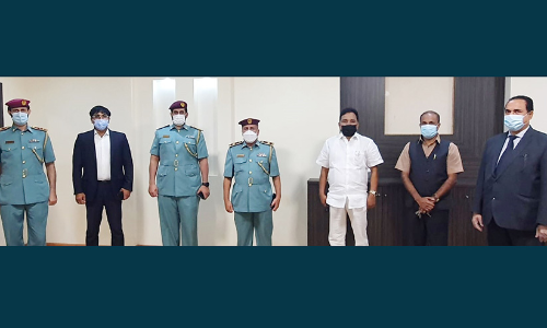 റാ​ക് ഇ​ന്ത്യ​ന്‍ അ​സോ. ഭാ​ര​വാ​ഹി​ക​ളു​മാ​യി ച​ർ​ച്ച ന​ട​ത്തി റാ​ക് പൊ​ലീ​സ്