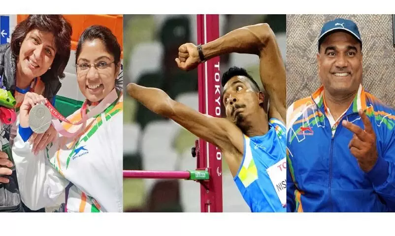 പാ​ര​ലി​മ്പി​ക്​​സ്​: മെ​ഡ​ലി​ല്ലാ ദി​വ​സ​ങ്ങ​ൾ​ക്കു​ശേ​ഷം മൂ​ന്നു മെ​ഡ​ലു​മാ​യി ഇ​ന്ത്യ​ക്ക്​ സ​ന്തോ​ഷ ഞാ​യ​ർ