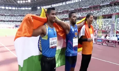 Yogesh Kathuniya, Devendra Jhajharia, Sundar Singh