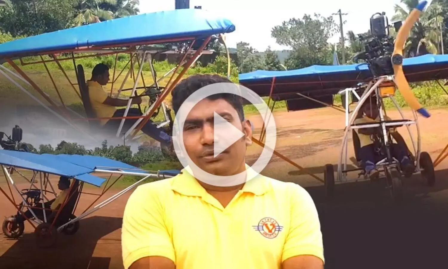 പൾസറിന്റെ എഞ്ചിൻ, ആക്ടീവയുടെ ടയർ; പെട്രോളിൽ പറക്കാനൊരുങ്ങി യഹ്യയുടെ വിമാനം