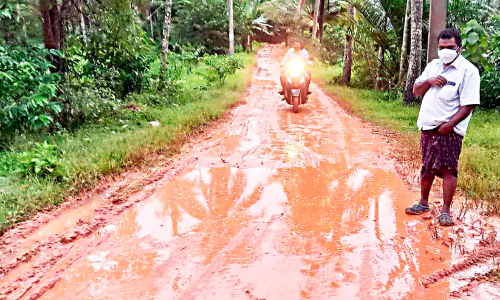 നടക്കാൻ ഒരു വഴിയുമില്ലാതെ ഒരുപറ്റം ഗ്രാമീണർ