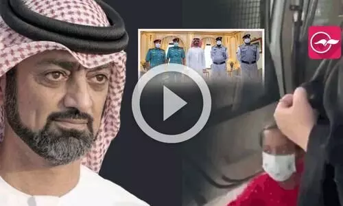 മലയാളി കുടുംബത്തിന് തണലൊരുക്കി; അജ്മാൻ​ പൊലീസിന്​ കിരീടാവകാശിയുടെ ആദരവ്