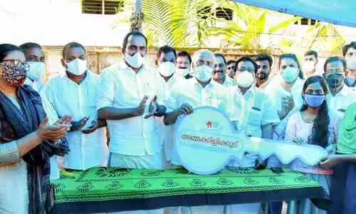 സജിതക്കും മകൾക്കും സുരക്ഷയൊരുക്കി അമ്മക്കിളിക്കൂടിന്‍റെ 44ാമത് ഭവനം