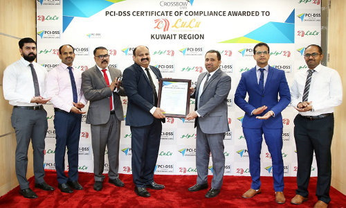ഡേറ്റ സെക്യൂരിറ്റി: ലുലു ഹൈപ്പർ മാർക്കറ്റിന്​ പി.സി.​െഎ.ഡി.എസ്​.എസ്​ സർട്ടിഫിക്കേഷൻ
