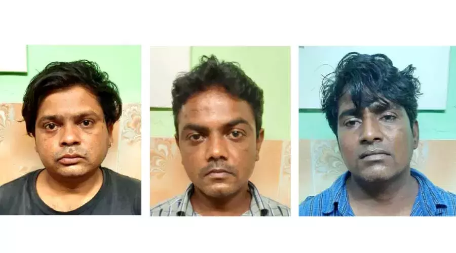 സ്വർണനിധി തട്ടിപ്പ് : ഉ​ത്ത​രേ​ന്ത്യ​ൻ സം​ഘത്തിലെ മൂന്ന് പേർ പിടിയിൽ