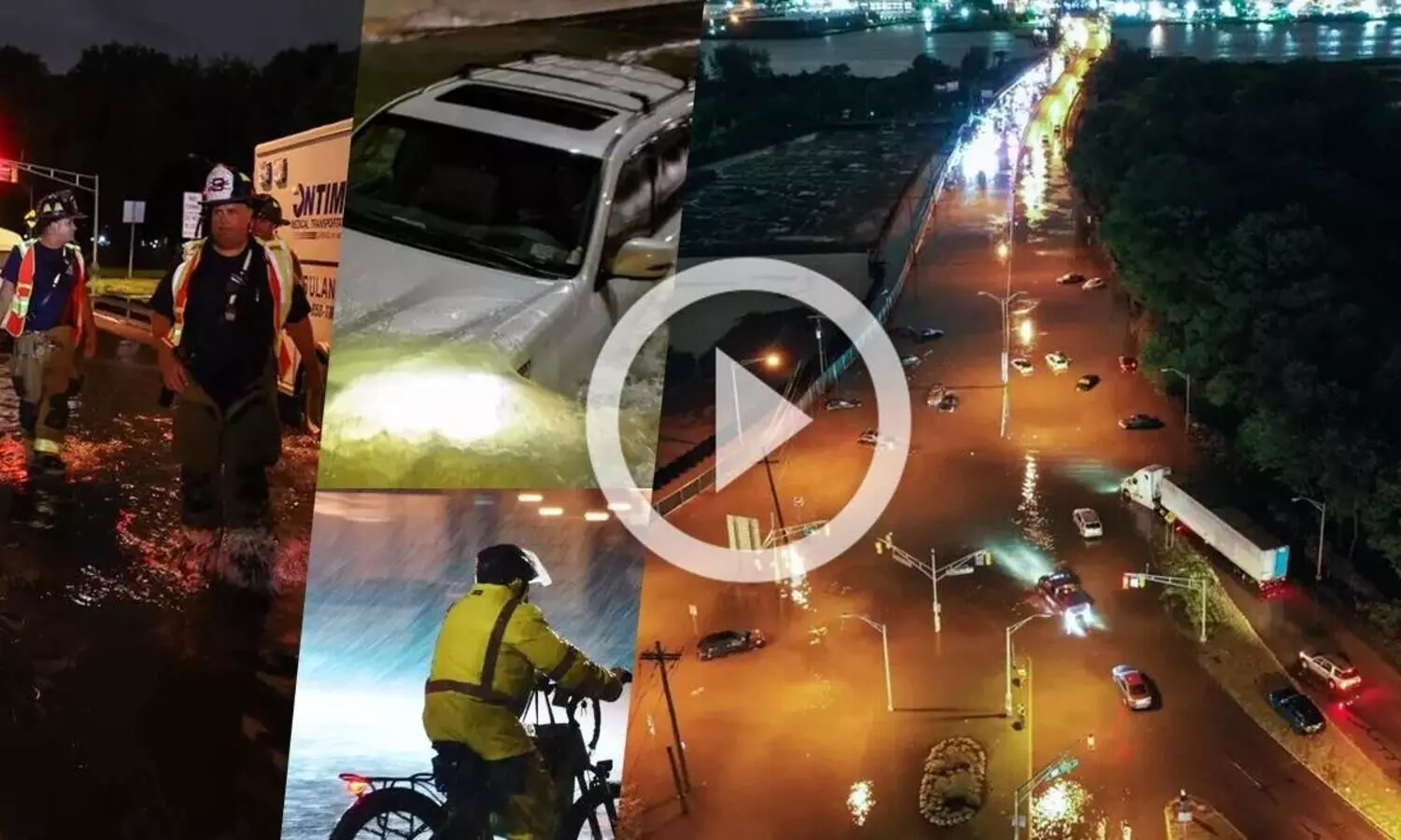 ഐഡ ചുഴലിക്കാറ്റിൽ തകർന്ന് അമേരിക്ക; പ്രളയജലത്തിൽ മുങ്ങി ന്യൂയോർക്ക് സിറ്റി