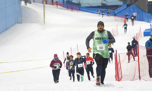 dubai snow run