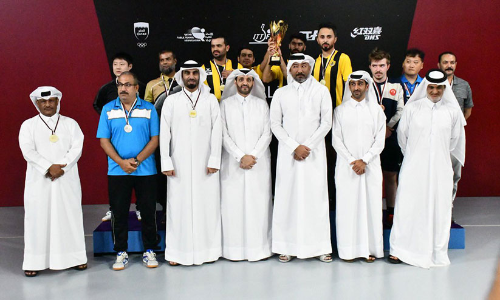 അ​റ​ബ്​ ടേ​ബ്​​ൾ ടെ​ന്നി​സ്​: ഖ​ത്ത​ർ എ​സ്.​സി ജേ​താ​ക്ക​ൾ