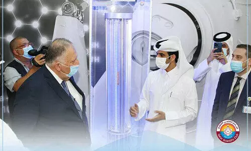 എ​ച്ച്.​എം.​സി​യു​മാ​യി സ​ഹ​ക​രി​ച്ച് സ​യ​ൻ​റി​ഫി​ക് ക്ല​ബി​െൻറ അ​ണു​ന​ശീ​ക​ര​ണ യൂ​നി​റ്റ്