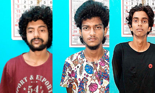 വനിത ഡോക്ടറോട് മോശമായി പെരുമാറിയ മൂന്നുപേർ അറസ്​റ്റിൽ