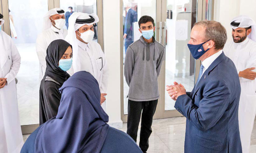 അ​ഫ്​​ഗാ​ൻ ക്യാ​മ്പ്​ സ​ന്ദ​ർ​ശി​ച്ച്​ ബ്രി​ട്ടീ​ഷ്​ വി​ദേ​ശ​കാ​ര്യ സെ​ക്ര​ട്ട​റി