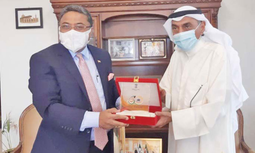 അംബാസഡർ വിദേശകാര്യ സഹമന്ത്രിയുമായി കൂടിക്കാഴ്​ച നടത്തി