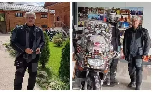 തലയുടെ ലോക സഞ്ചാരം വൈറൽ; റഷ്യയിലൂടെ താരം ​ൈബെക്കിൽ പറന്നത്​ 5000 കിലോമീറ്റർ