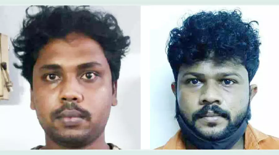 ബൈക്കിലെത്തി മാല കവർച്ച ; രണ്ടുപേർ അറസ്റ്റിൽ ബൈക്കിലെത്തി മാല കവർച്ച ; രണ്ടുപേർ അറസ്റ്റിൽ