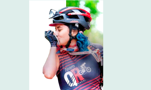 സൈക്ലിങ്ങിൽ അഭിമാന നേട്ടവുമായി കൊ​ല്ലം സ്വ​ദേ​ശി ലൊറേൻ ഡിക്കോസ്​റ്റ