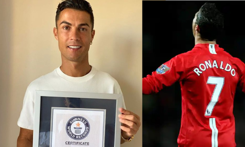 ക്രിസ്റ്റ്യാനോ റൊണാൾഡോക്ക്​ ഗിന്നസ് ലോക​ റെക്കോർഡ്​