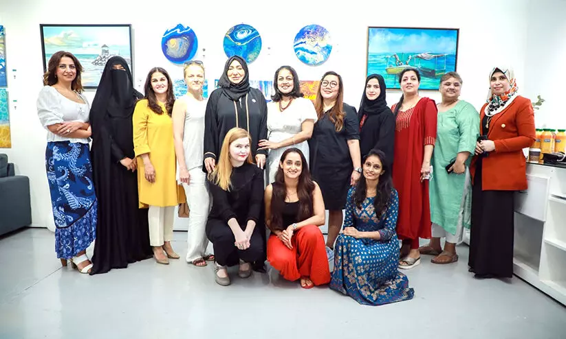 കലാപ്രദർശനവുമായി 14 അന്താരാഷ്ട്ര കലാകാരികൾ കലാപ്രദർശനവുമായി 14 അന്താരാഷ്ട്ര കലാകാരികൾ