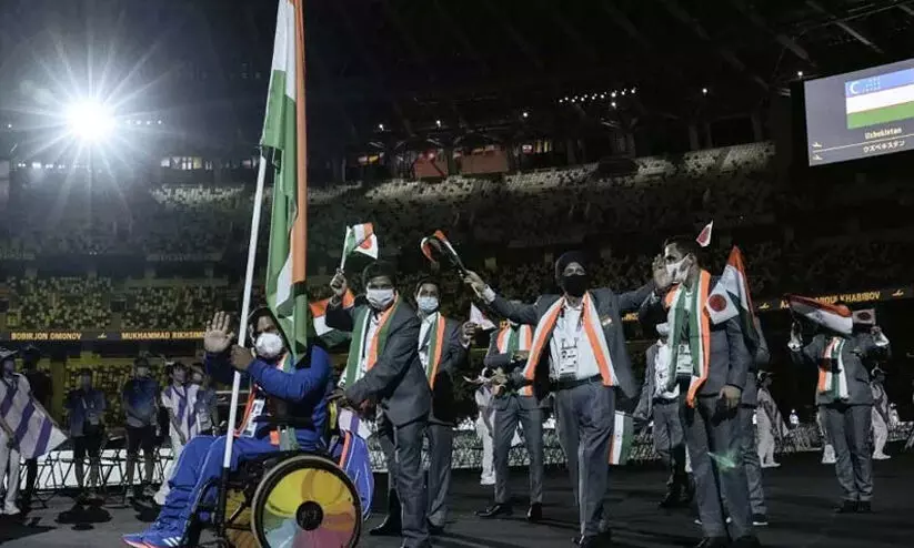 india contingent paralympics 2021