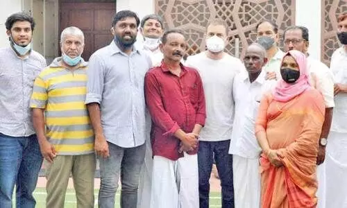 കാഞ്ഞിരത്തിനാൽ ഭൂസമരം; രാഹുൽ ഗാന്ധി മുഖ്യമന്ത്രിക്ക്​ കത്തയക്കും