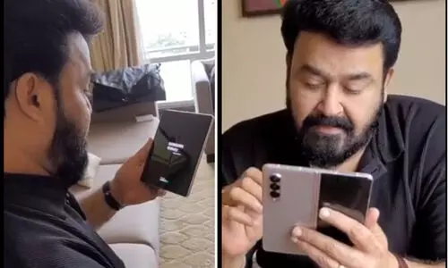 ഇന്ത്യാ ലോഞ്ചിന്​ മുമ്പേ സാംസങ് ഗ്യാലക്‌സി​ ഫോൾഡ്​ 3 സ്വന്തമാക്കി മോഹൻലാൽ