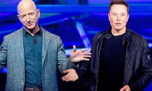 മസ്​കിനെ വിടാതെ ബെസോസ്​; സാറ്റലൈറ്റ്​ ഇൻ്റർനെറ്റ്​ മേഖല കീഴടക്കാൻ ആമസോണും