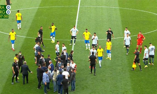 കോവിഡ് നിയന്ത്രണങ്ങൾ ലംഘിച്ചെന്ന്; ബ്രസീൽ-അർജൻറീന മത്സരം മാറ്റിവെച്ചു