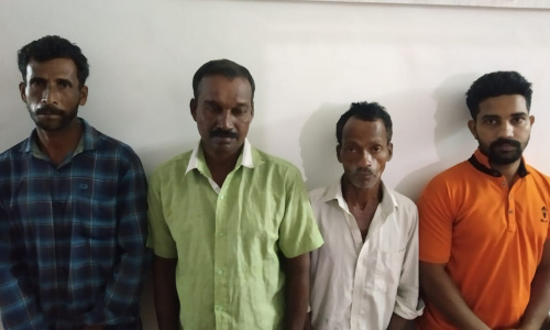 യന്ത്രഭാഗങ്ങൾ കവർച്ച ചെയ്ത് ആക്രിക്കടയിൽ വിറ്റു: നാലംഗ സംഘം അറസ്​റ്റിൽ