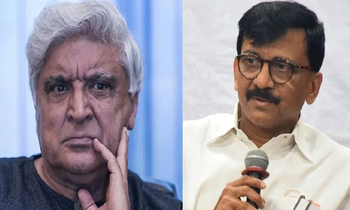 javed akhtar-sanjay raut